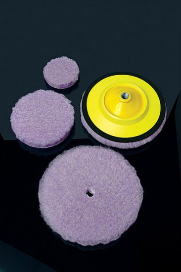 Lake Country - Purple Foam Wool Pad - Click Image to Close